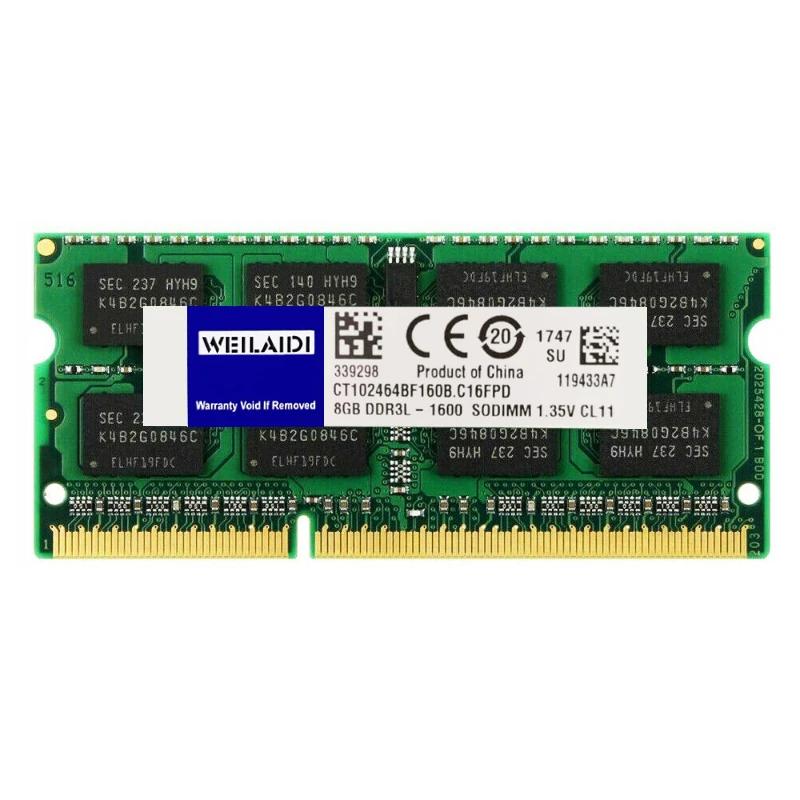 Ʈ ޸ RAM DDR3 DDR3L, 8GB, 4GB, 1600MHz, 1333MHz, SODIMM, 1.35V, 1.5V, PC3, PC3L-12800S PC3-10600S,  ECC, 204  S